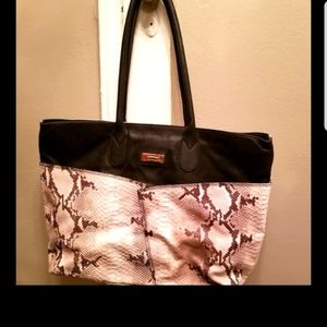 Terrida Luxury Python Embossed Tote